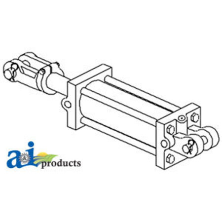 A & I PRODUCTS Cross Dbl Acting Cylinder 4" x4" x30" A-316DB